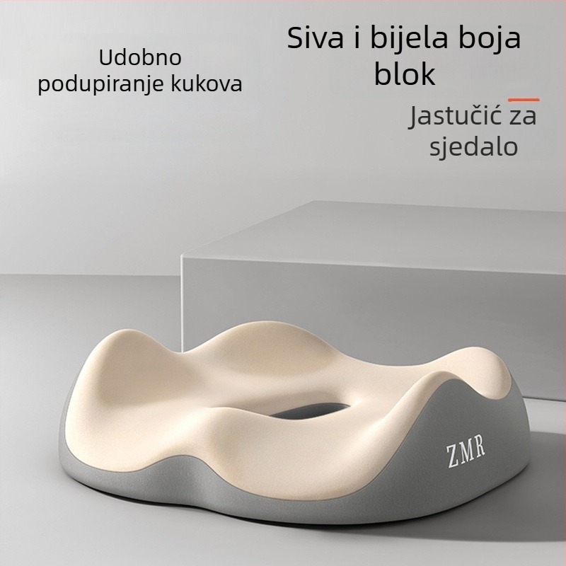 Jastučić za sjedenje za dekompresiju kostrčice uz zaštitu sakralne regije