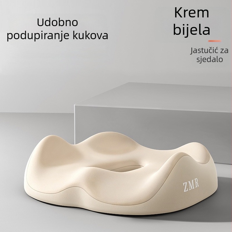 Jastučić za sjedenje za dekompresiju kostrčice uz zaštitu sakralne regije