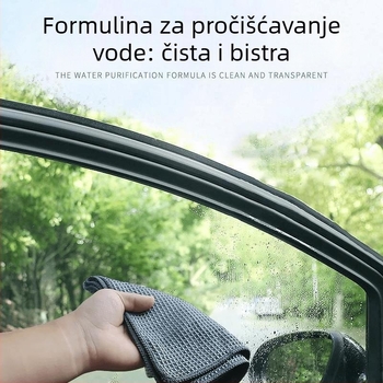 Čistač unutarnjih stakla automobila (Značka: Jie dirty beauty; Prednje unutarnje staklo; Uklanja masnu filmu i mrlje; Protiv zamagljivanja)