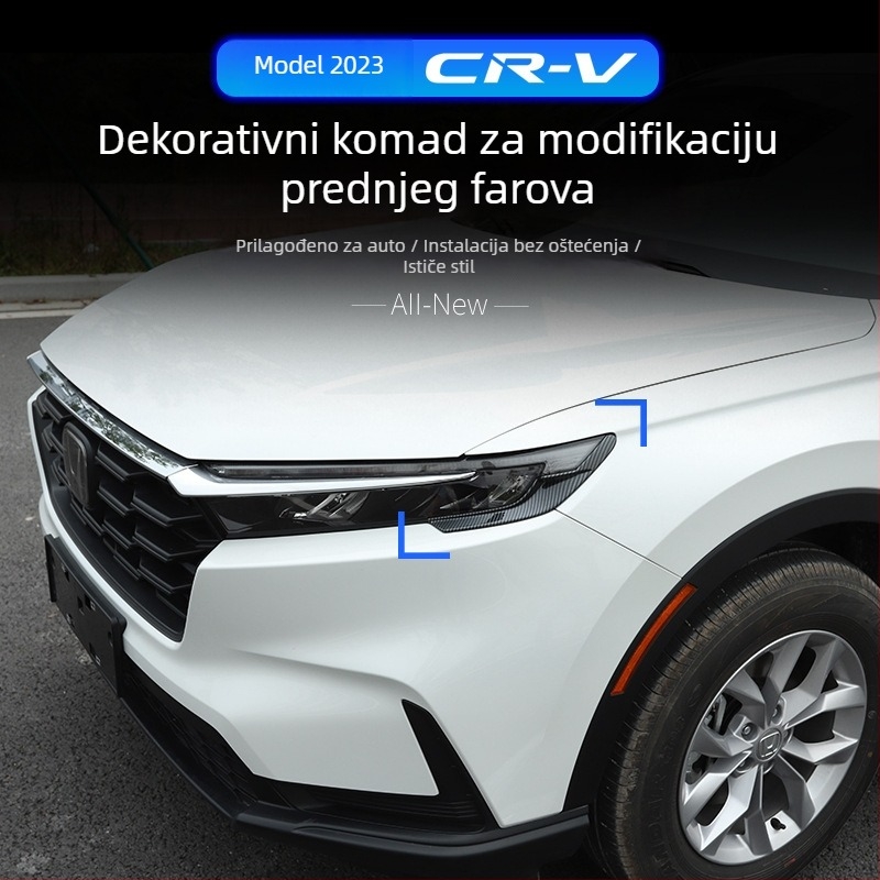 Armour Knight Honda CR-V 2023 Dekorativni okvir prednjeg svjetla i vanjska ukrasna traka