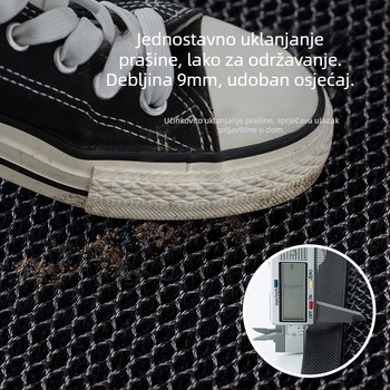 Ulazni tepih za vrata, kvadratnog oblika, TPE materijal, Silk Circle izrada, suvremeni minimalistički stil