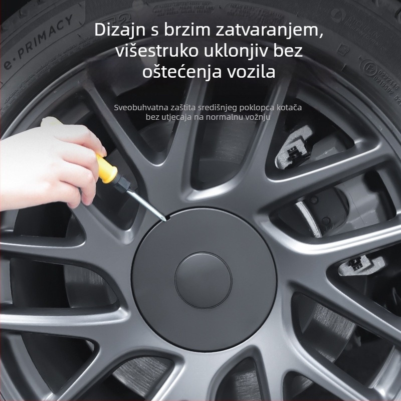 Tesla Model 3 (nova verzija) središnji poklopac kotača — plastični, prilagodljiv, šifra proizvoda Al1002146487