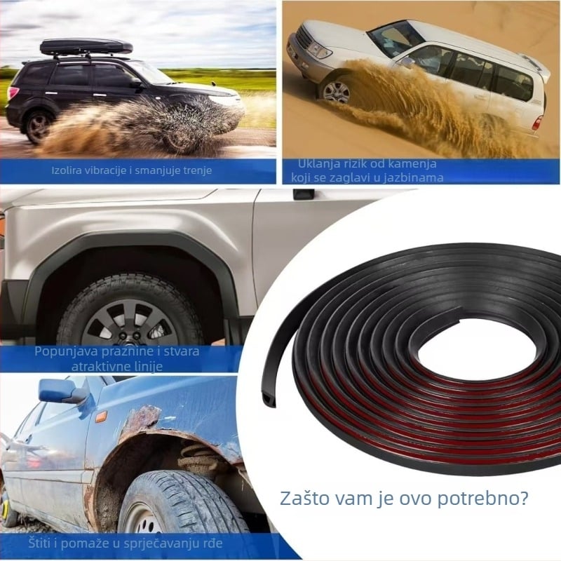 Jin qilai H-tip brtvljiva traka za blatnik automobila – vodootporna