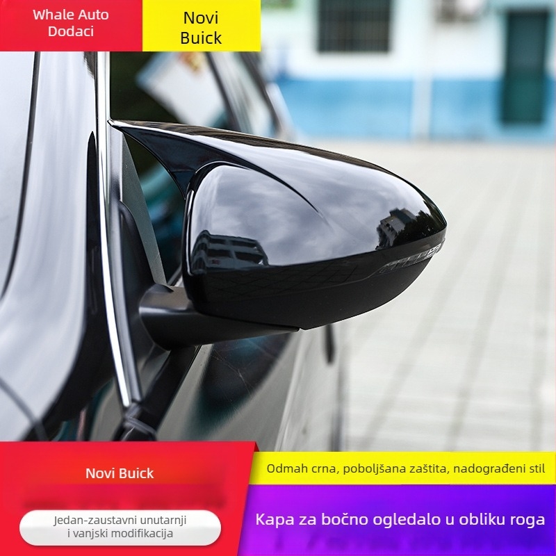 Poklopac retrovizora Buick Regal/GS (2017–2021) – rogasti dizajn, ABS materijal, bez prilagodbe