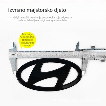 Personalizirane auto naljepnice za pokrivanje logotipa volana – prednji dio automobila, materijal: plastika, ljepilo, uzorak loga automobila, mogućnost prilagodbe