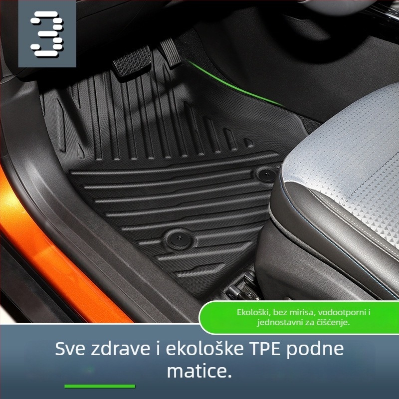 TPE automobilske podloge i dekorativni tepih prtljažnika za 22 Chevrolet Star Malo — ispis logotipa, prilagodljivo, ovlaštena privatna marka