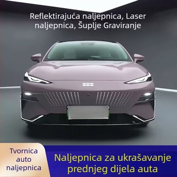 Naljepnice za auto - reflektirajući prednji dekor, prilagođeni PVC transfer s izrezom, JLC280