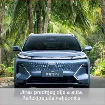 Naljepnice za auto - reflektirajući prednji dekor, prilagođeni PVC transfer s izrezom, JLC280