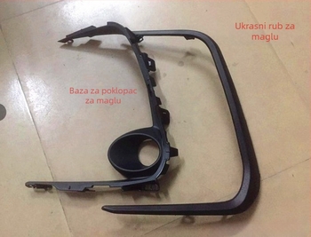 Set poklopaca prednjeg svjetla za Toyota Corolla 2019-2023: lijevi i desni poklopac, okvir prednjeg branika, obrva svjetla, dekorativna i svjetleća traka