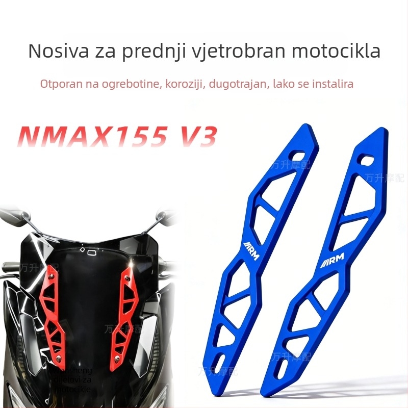 Držač prednjeg vjetrobranskog stakla za motocikl za NMAX 155 V3 – CNC dekorativni dio