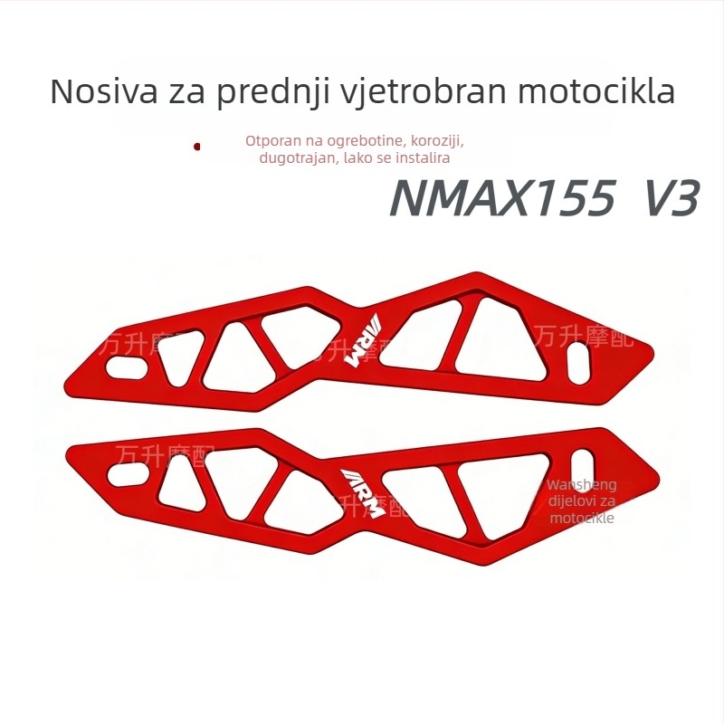 Držač prednjeg vjetrobranskog stakla za motocikl za NMAX 155 V3 – CNC dekorativni dio
