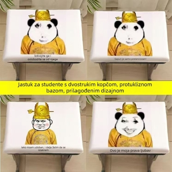 Plišani jastuk za stolicu s motivom zmaja za učenike — dom učenika i učionica