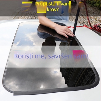 Gumeni brtvni trak za automobil – univerzalni za sunčani krov i prednje/stražnje staklo, vodootporan (Tip: Gumeni brtvni trak; Materijal: Guma; Marka: Good things; Model: Seal)
