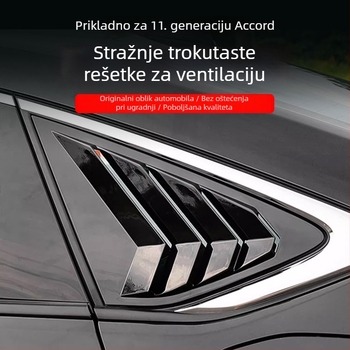 ABS stražnji trokutasti ventilni ukrasni dio za Honda Accord 11. generacije – vanjska dekorativna ploča bez prilagodbe