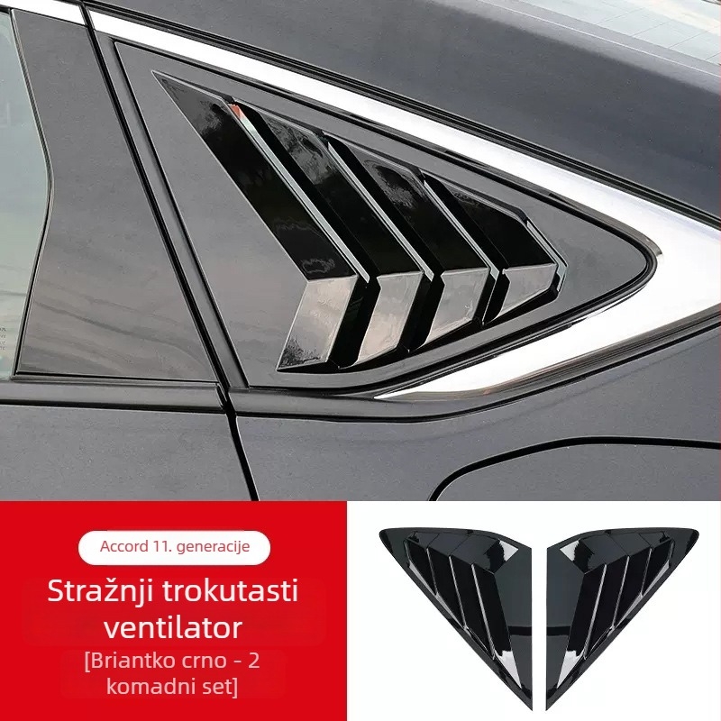 ABS stražnji trokutasti ventilni ukrasni dio za Honda Accord 11. generacije – vanjska dekorativna ploča bez prilagodbe