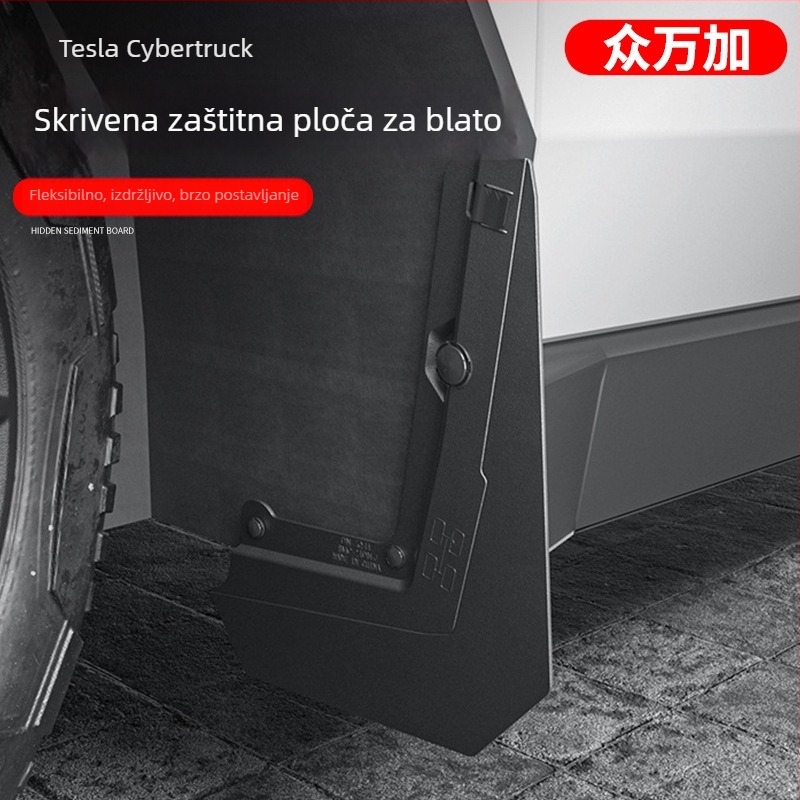 TPE paneli blatnika za Tesla Cybertruck – skrivene prednje i stražnje blatnike