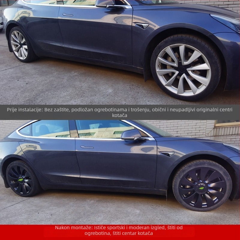 Tesla Model 3 Tornado P verzija kapica središta kotača — plastični zaštitni pokrov