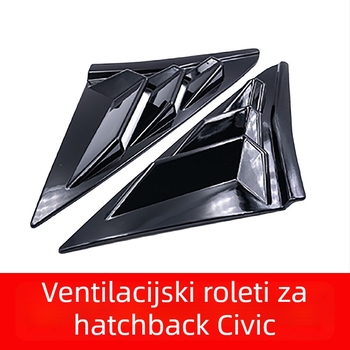Yibo ABS stražnje trokutaste žaluzine za stražnje staklo Honda Civic Hatchback 2021, AT, prilagodba obrade