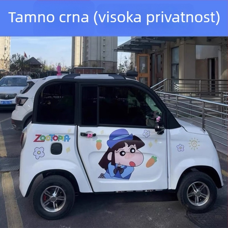 Komplet folija za prozore električnog tricikla i četverokota vozila – zaštita od sunca, toplinska izolacija, folija za privatnost za cijeli automobil