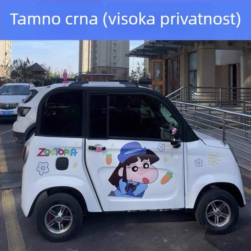 Komplet folija za prozore električnog tricikla i četverokota vozila – zaštita od sunca, toplinska izolacija, folija za privatnost za cijeli automobil