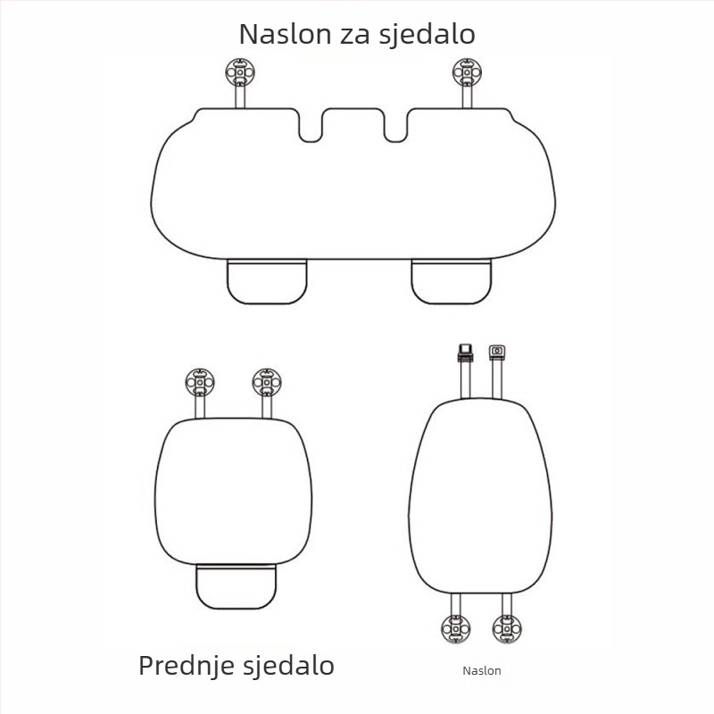 Dječja navlaka za autosjedalicu za sve sezone, s flanelom i Ice Silk materijalom, jastuk za sjedalo i naslon