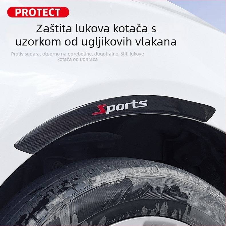 Anti-kolizijska traka za blatnike automobila, materijal kapljičnog ljepila, opći model, prilagodljiva obrada