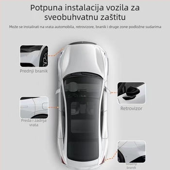 Traka za zaštitu od sudara vrata automobila — tekuće mekano ljepilo, Blade anti-statna traka protiv sudara, univerzalni model, marka Leibowei
