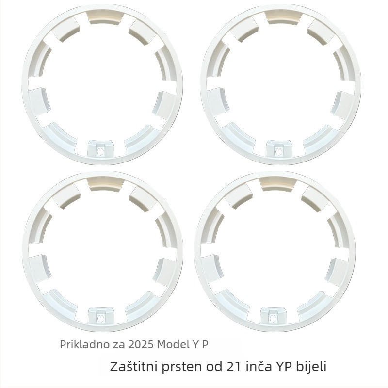 Zaštitni prsten za hub kotača, izdanje P, za Tesla Model Y (Materijal: ABS+PC; Primjenjiv model: Model Y; Prilagodba: Da; Šifra artikla: 2025-Model Y-21)
