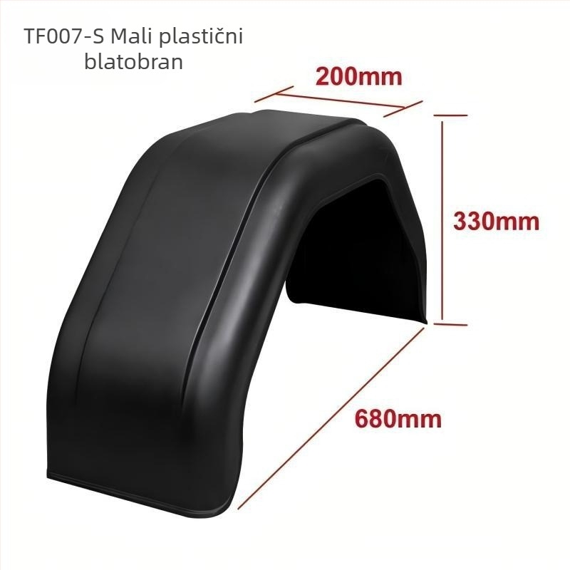 Plastični blatnik za prikolice i kampere | Model TGD-03A/TGD-03B | Pogodno za prikolice, kampere i vozila središnje osovine