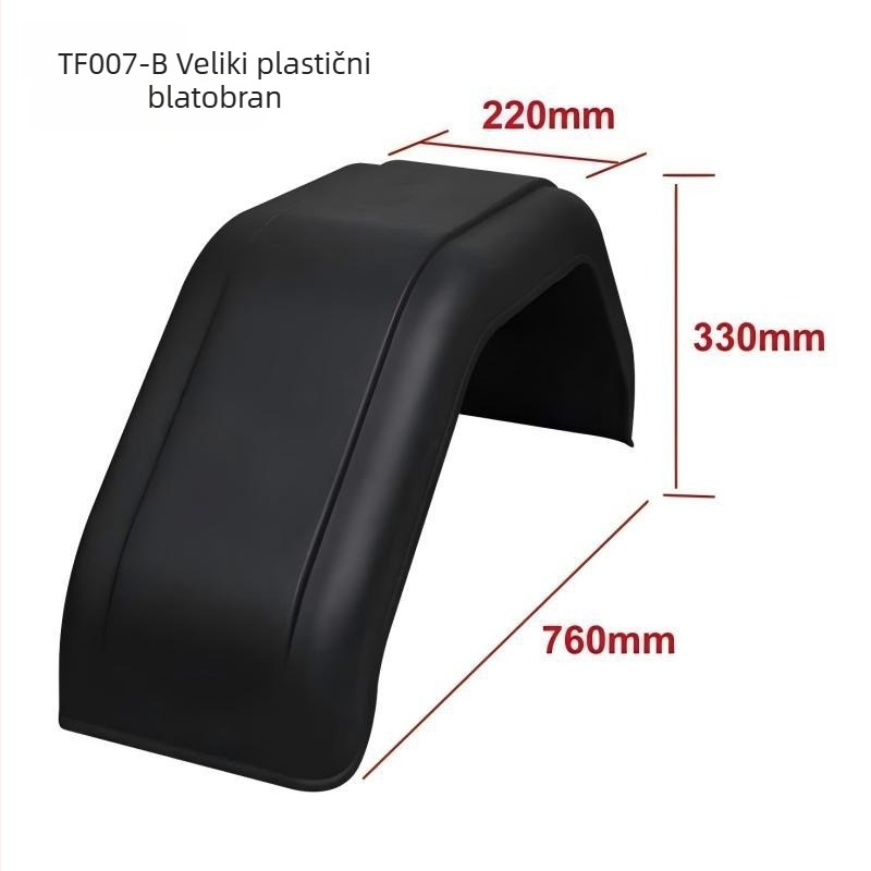 Plastični blatnik za prikolice i kampere | Model TGD-03A/TGD-03B | Pogodno za prikolice, kampere i vozila središnje osovine