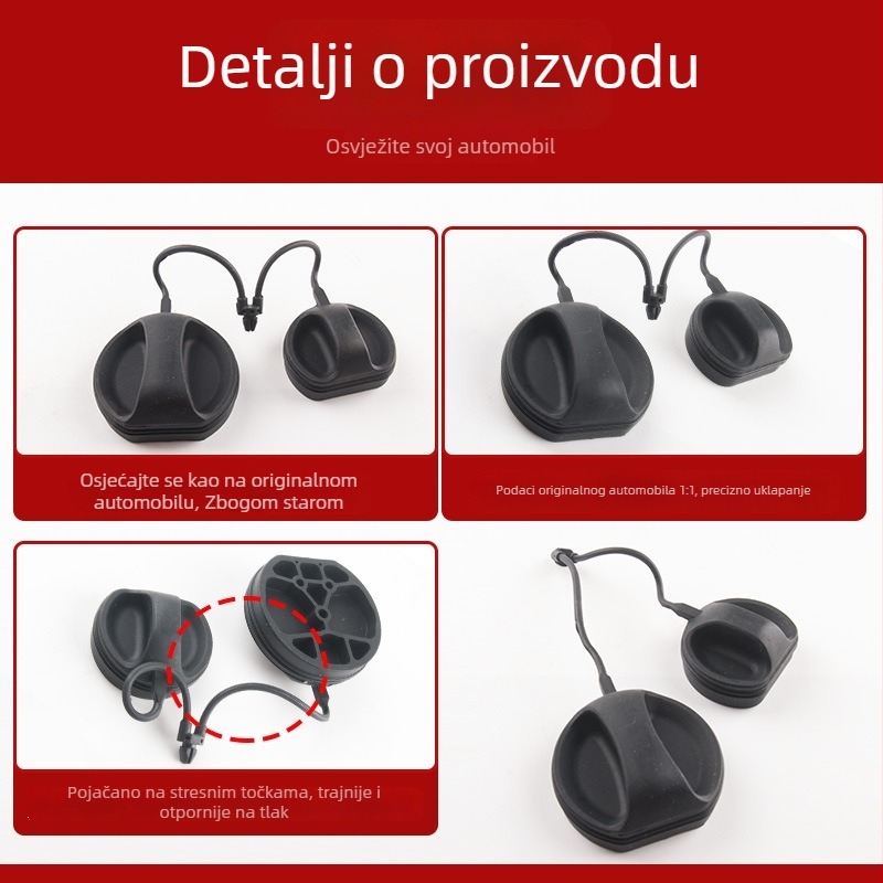 Silikonski brtveni trak za priključak za punjenje i poklopac za punjenje Denza D9 – vodootporan i otporan na prašinu