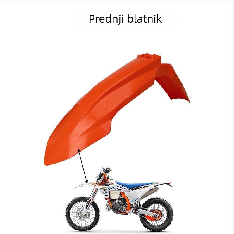 CAKEN PP Plastični zaštitni kućišta dijelova, set od 24 komada, za KTM EXC SXF – zaštitni pokrovi s punim pokrivanjem