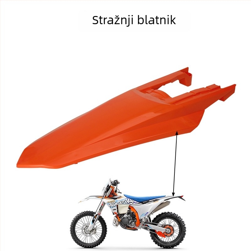 CAKEN PP Plastični zaštitni kućišta dijelova, set od 24 komada, za KTM EXC SXF – zaštitni pokrovi s punim pokrivanjem
