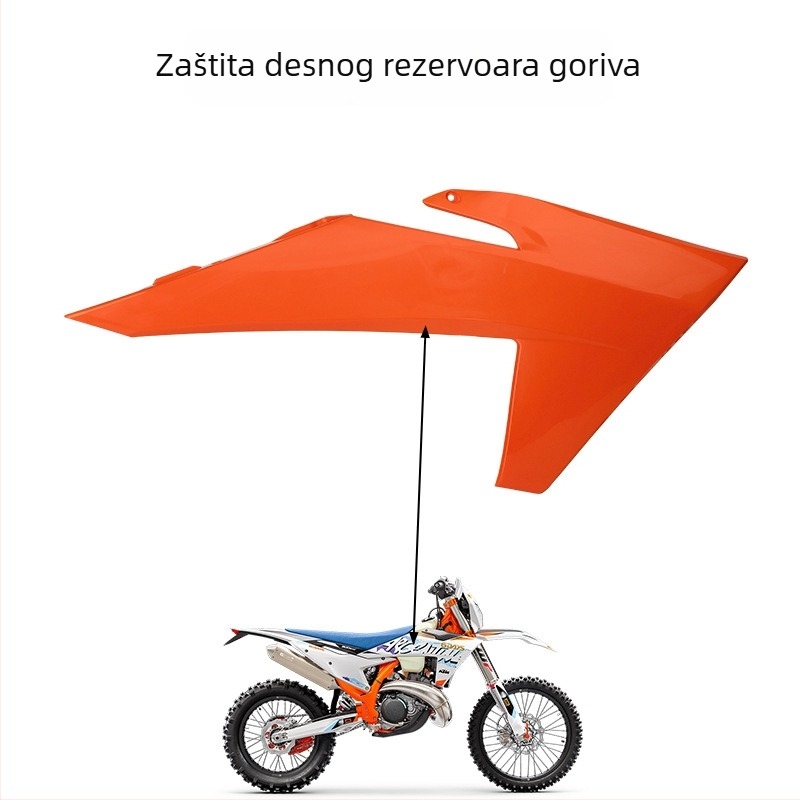 CAKEN PP Plastični zaštitni kućišta dijelova, set od 24 komada, za KTM EXC SXF – zaštitni pokrovi s punim pokrivanjem