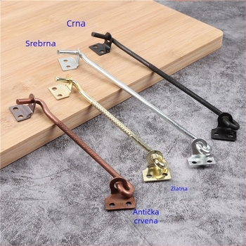 Kuka za prozor – Željezo, Elektroplatirano, Model 808, Za prozore, Moderni minimalistički stil