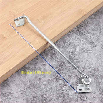 Kuka za prozor – Željezo, Elektroplatirano, Model 808, Za prozore, Moderni minimalistički stil