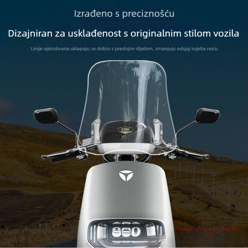 Prednje vjetrobransko staklo za električne motocikle (Model: 111111111111)