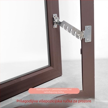 Nerđajući čelični nosač prozora za krilne prozore, model Fc820j, stil modernog minimalističkog