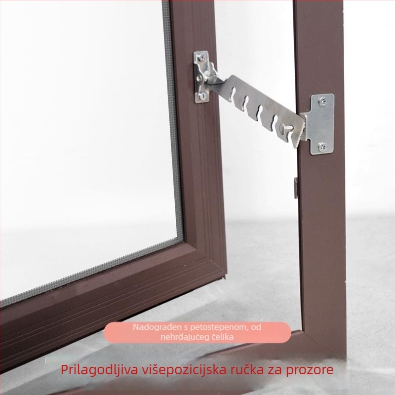Nerđajući čelični nosač prozora za krilne prozore, model Fc820j, stil modernog minimalističkog