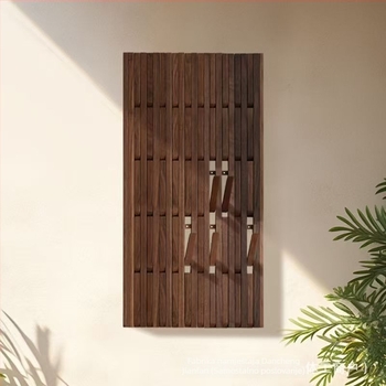 Zidna drvena kuka za odlaganje, novi kineski stil, ulazni organizator