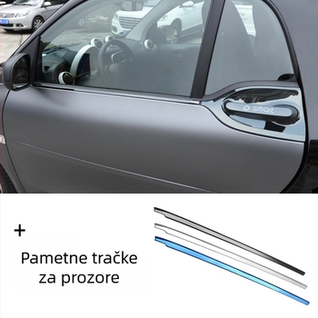 Traka za prozorsku obradu Mercedes-Benz Smart, 304 nehrđajući čelik, prilagodljivo postupanje, licencirana privatna etiketa