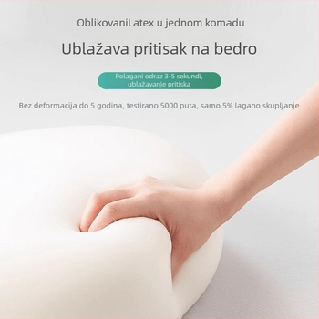 Jastučnica za stolicu od memorijske pjene, oblik potkove, za kućnu i uredsku upotrebu, japanski stil, debela i udobna