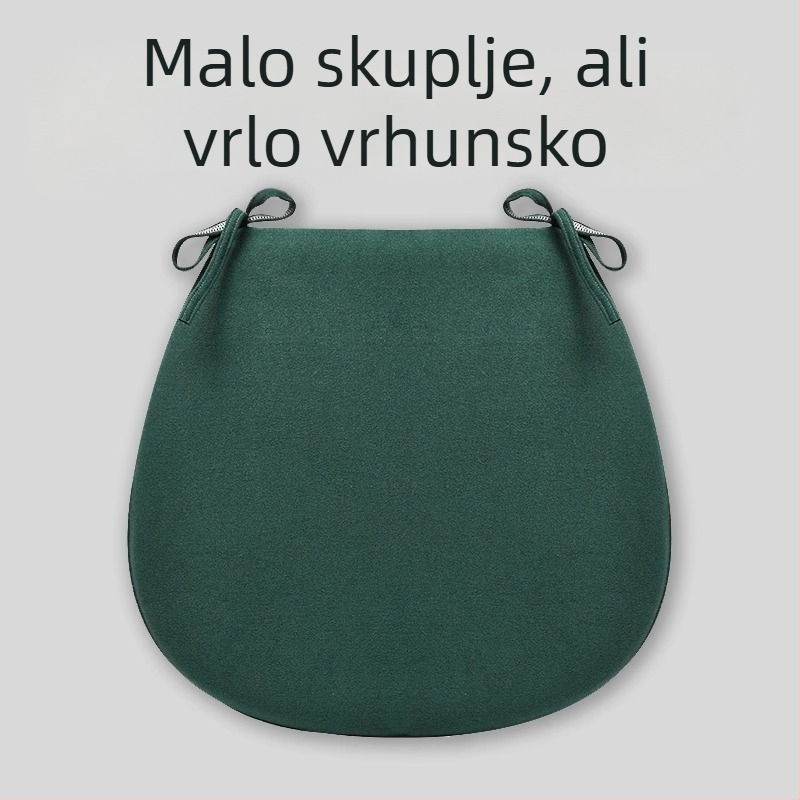 Jastučnica za stolicu od memorijske pjene, oblik potkove, za kućnu i uredsku upotrebu, japanski stil, debela i udobna