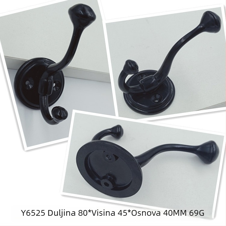 Kuka za odjeću od cinkove legure – antikni stil, jednostavna i dvostruka kuka, klasična ručka, namještajni ukrasni metalni dio, elektroplatirani završetak