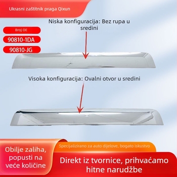 Nissan X-Trail 2008-2013 Ukrasna traka za prtljažnik i dekorativna ručka stražnjeg poklopca (MX6)