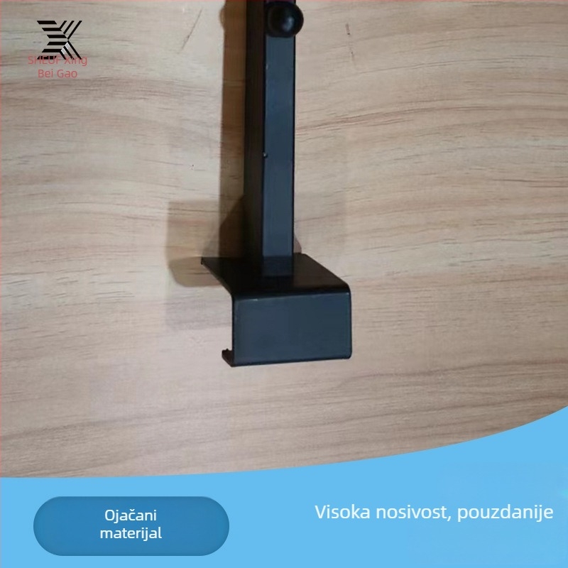 Kuke kvadratne cijevi za stalak za izlaganje u supermarketu – debele kuke za čarape i dodatke za mobitele, model 1, materijal: željezo, završna obrada: sprej plastika