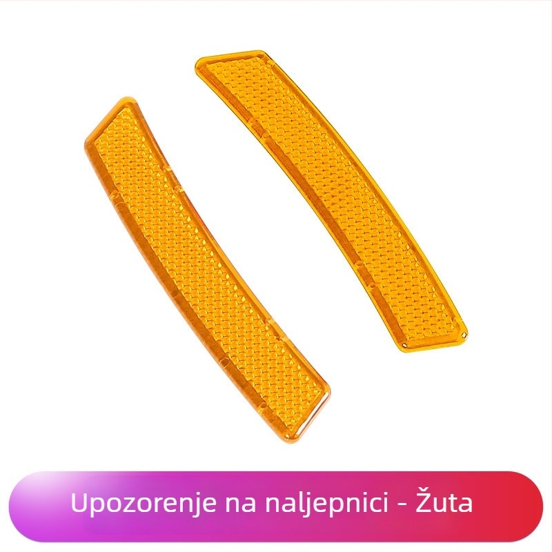 Flash Reflektivna naljepnica za blatnike karoserije, samoljepljiva, uzorak: reflektirajući