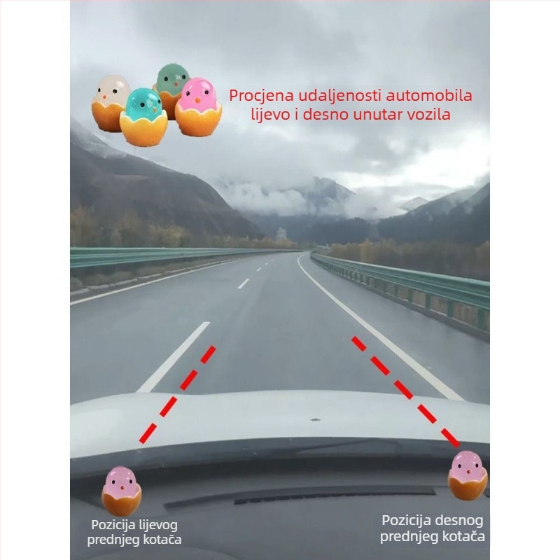 Naljepnice za karoseriju auta, magnetska ugradnja, plastični materijal, uzorak ogrebotina