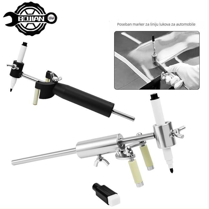Ručni alat za označavanje linije blatnika za popravak udublina na karoseriji od limenog materijala — alat za paralelne crte