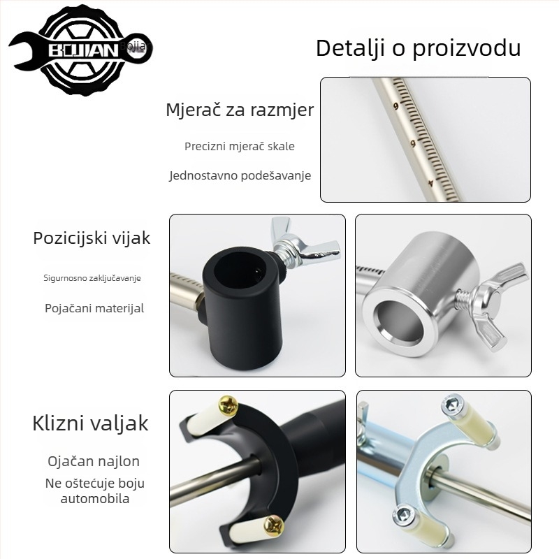 Ručni alat za označavanje linije blatnika za popravak udublina na karoseriji od limenog materijala — alat za paralelne crte